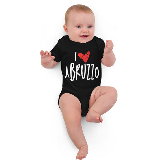 Organic Cotton Baby Bodysuit | I Love Abruzzo