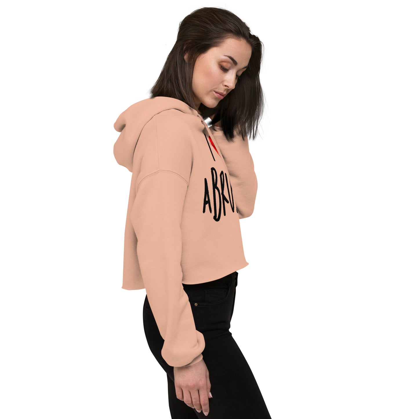 Crop Hoodie | I Love Abruzzo